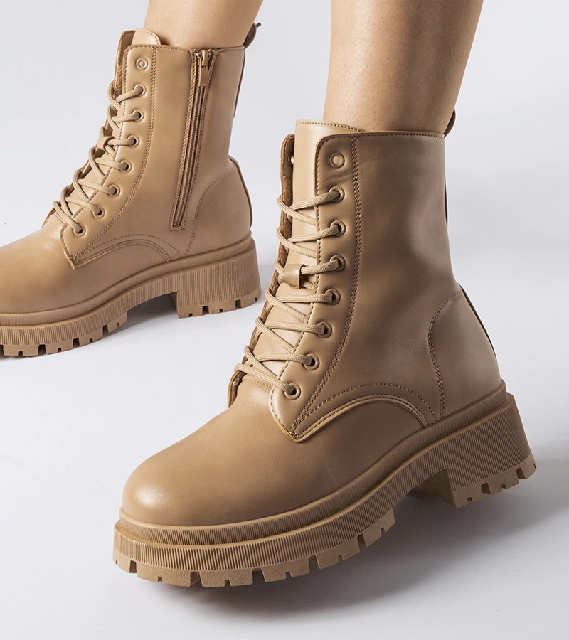 Cizme dama călduroase bej Chirico