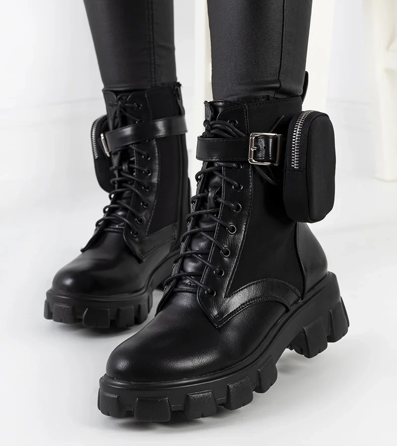 Adamson cizme sacou negru