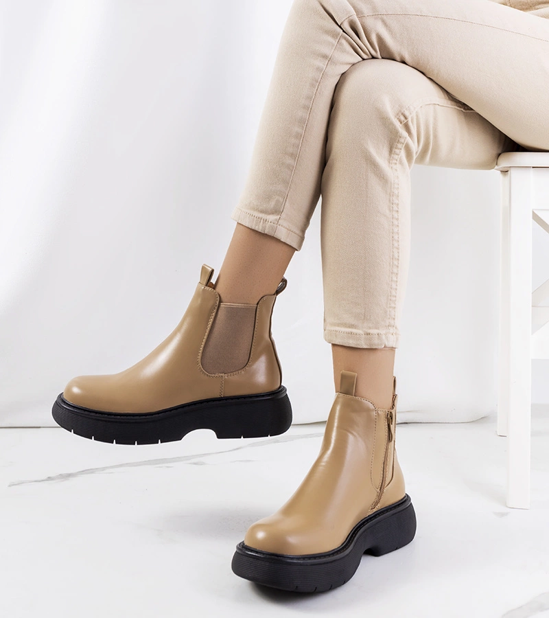 Cizme maro Cromer glan