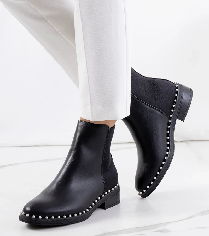 Cizme negre Pinnella