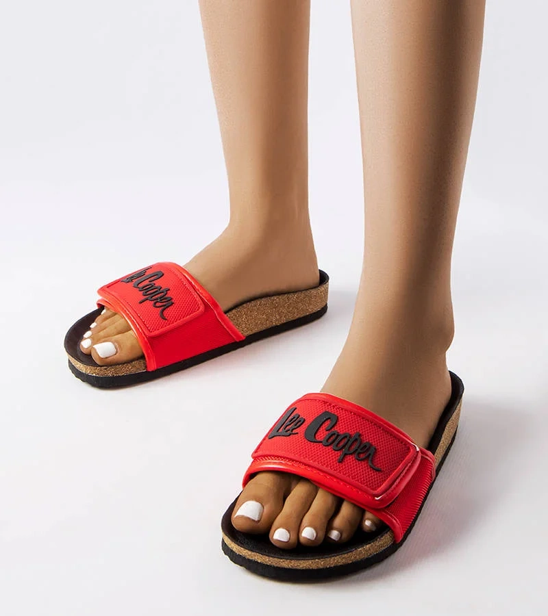 Lee Cooper șlapi roșii LCW-22-35-1188L