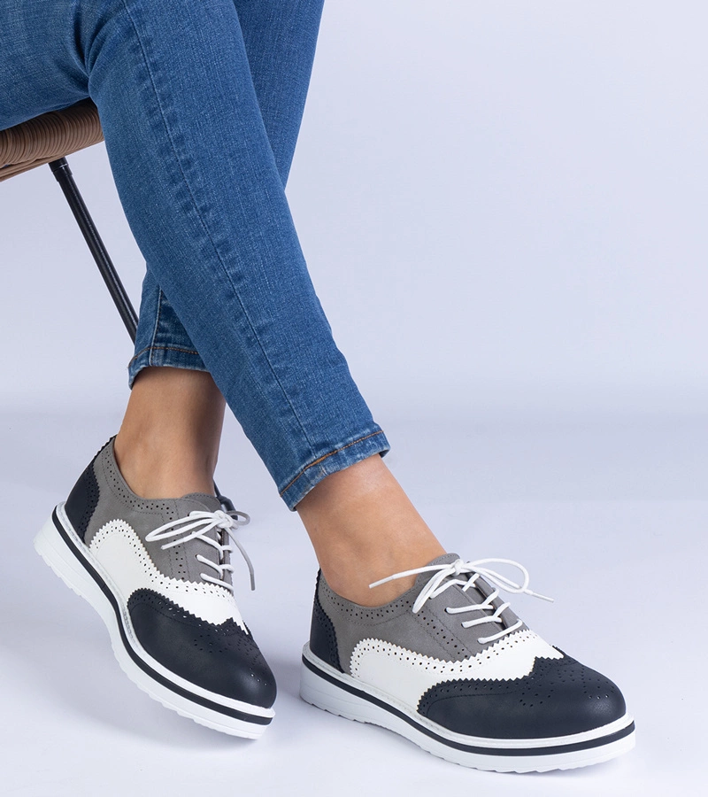 Pantofi oxford clasici negri Toddi