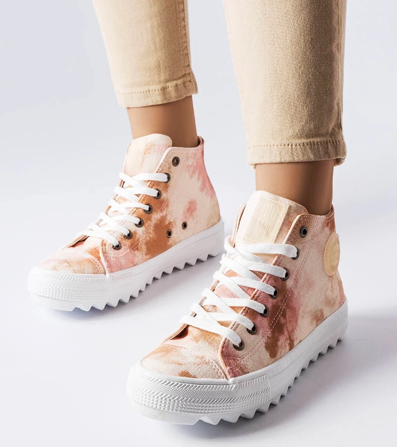 Pantofi de sport Big Star bej cu model LL274048