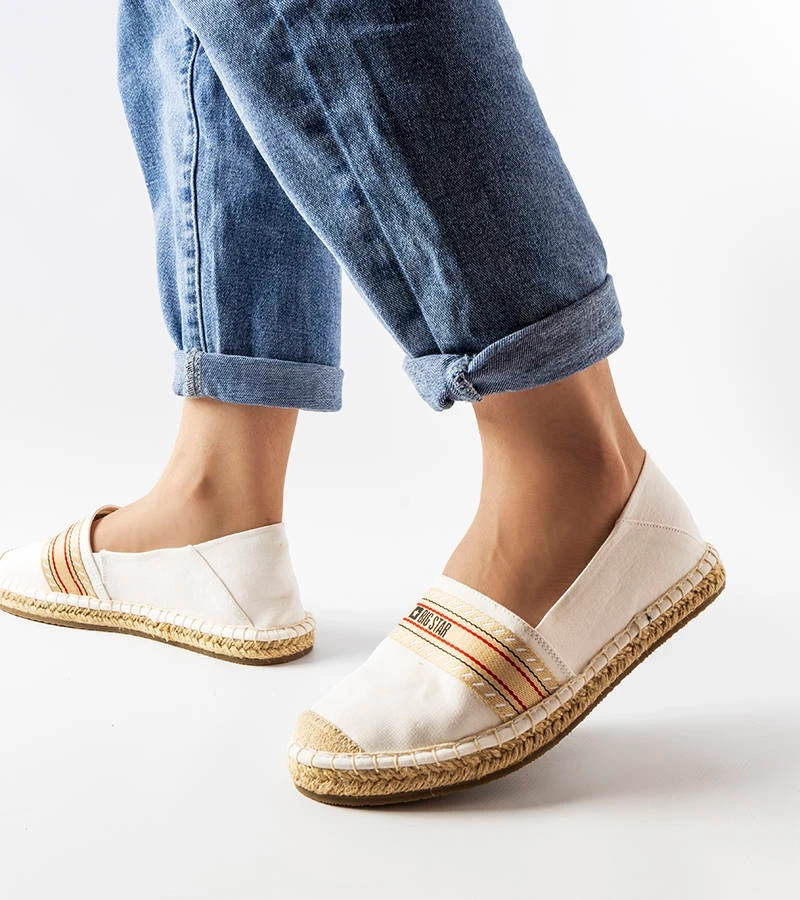 Espadrile albe Big Star LL274893
