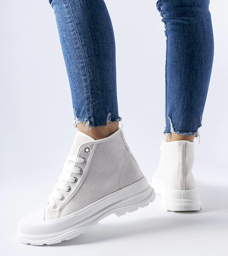 Tenis alb pentru glezna Villaggio