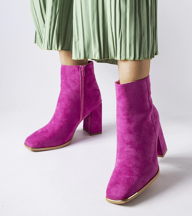 Cizme stiletto Cheney roz