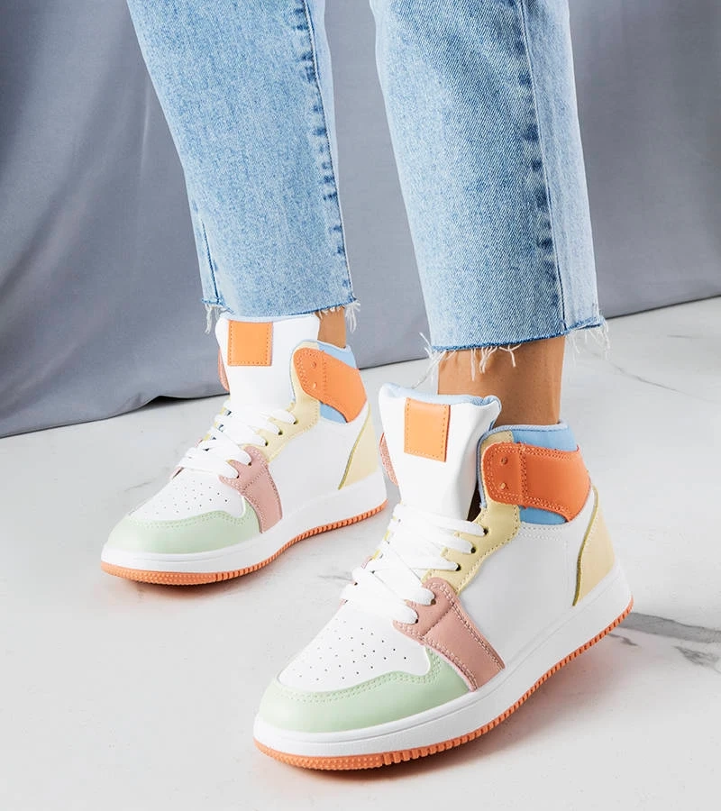 Adidași cu gleznă portocalii Kari portocalii