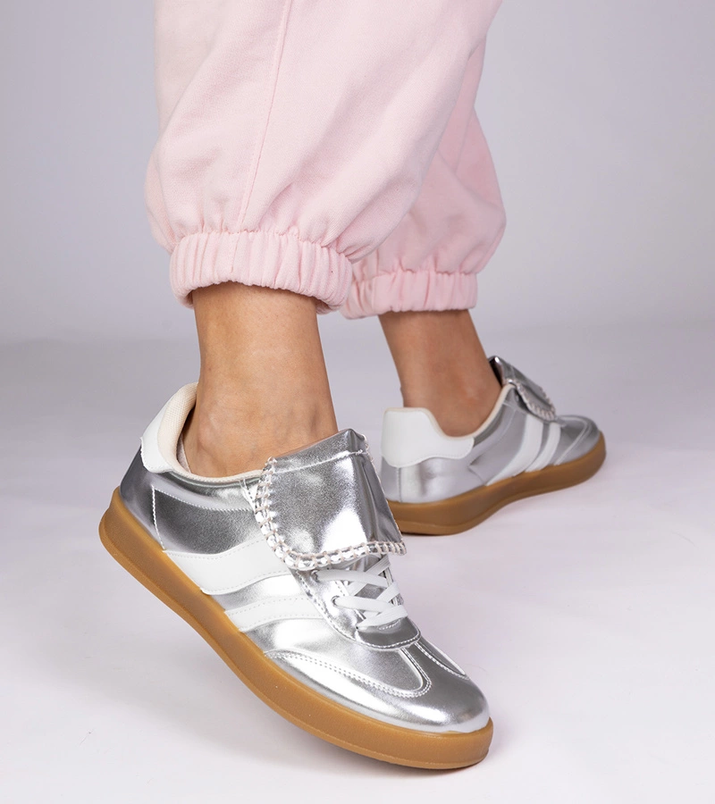 Adidași sportivi de damă argintii Lukka