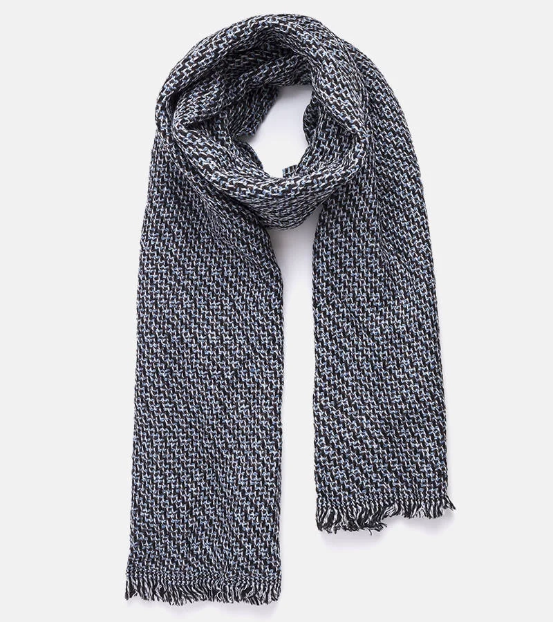 Eșarfă neagră albastră Aria