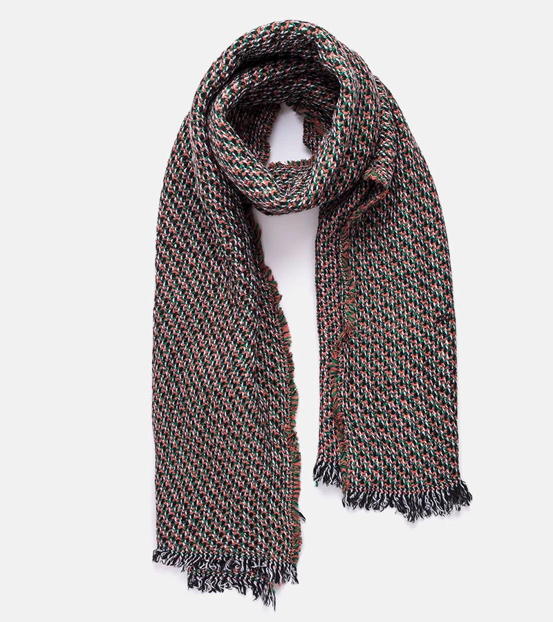 Eșarfa verde-portocalie Aria