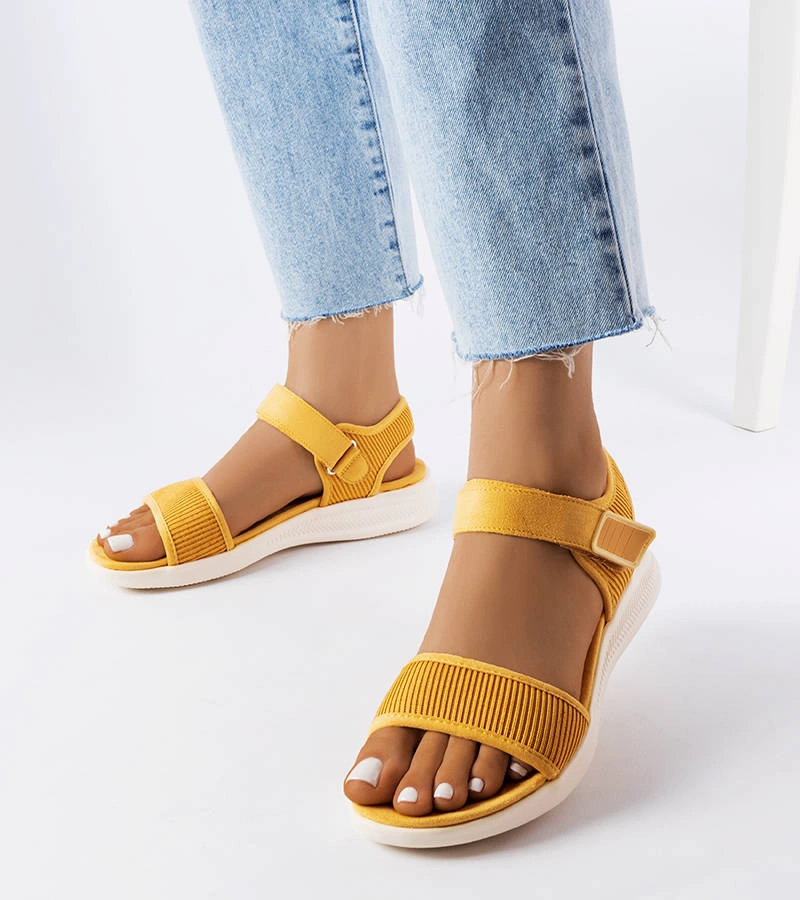 Sandale sport galbene Bériault