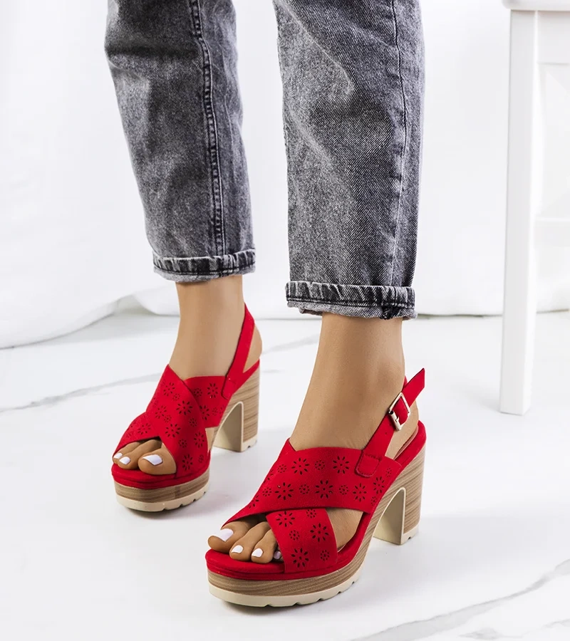 Sandale cu toc Red Cutts