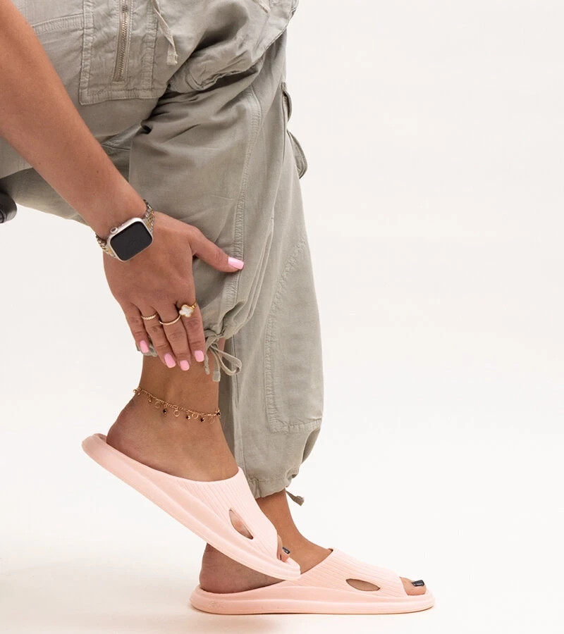 Papuci de spumă roz Myrtile