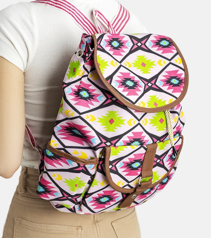 Rucsac roz pentru femei Vieira