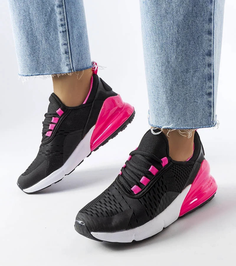 Adidași sport Court negri și roz