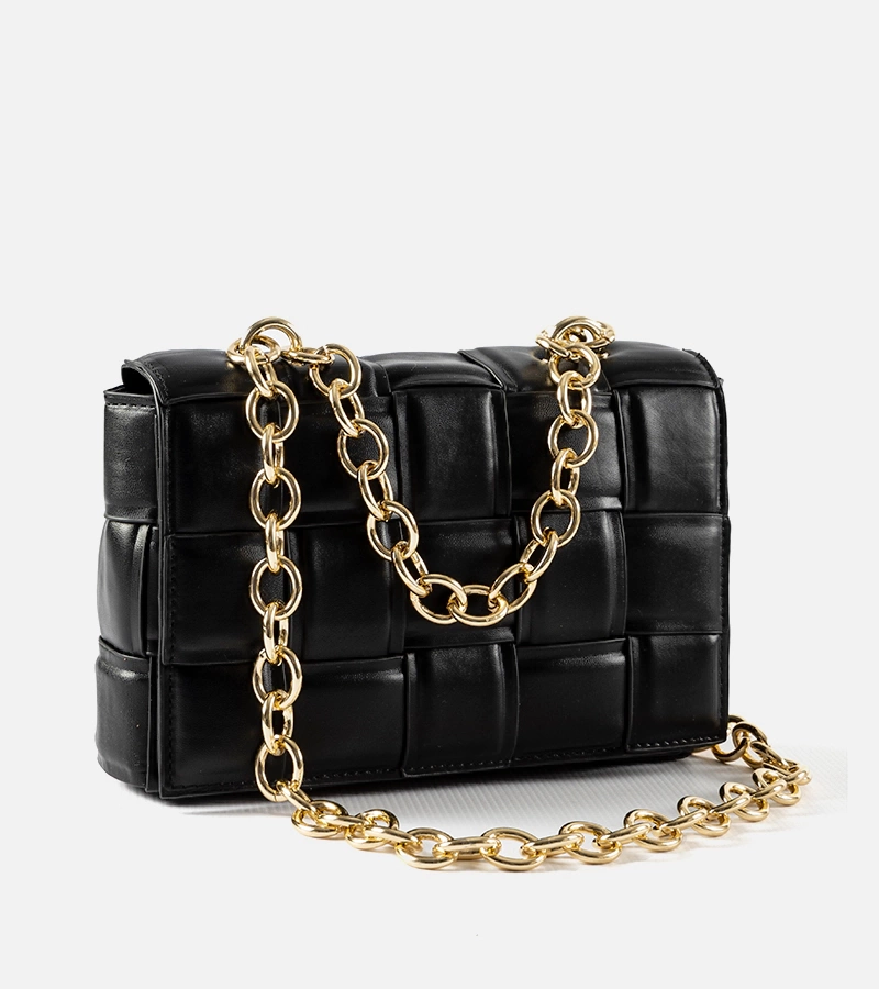 Geantă de umăr Austell matlasată neagră