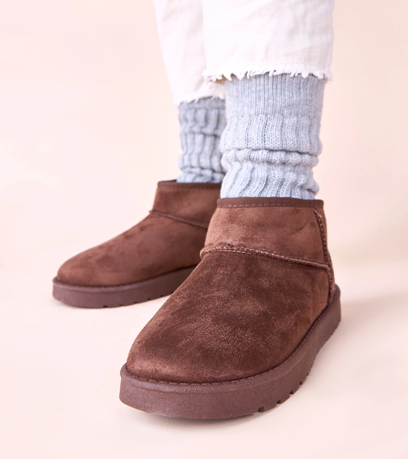 Cizme de zăpadă din ciocolată cu blăniță Elriee