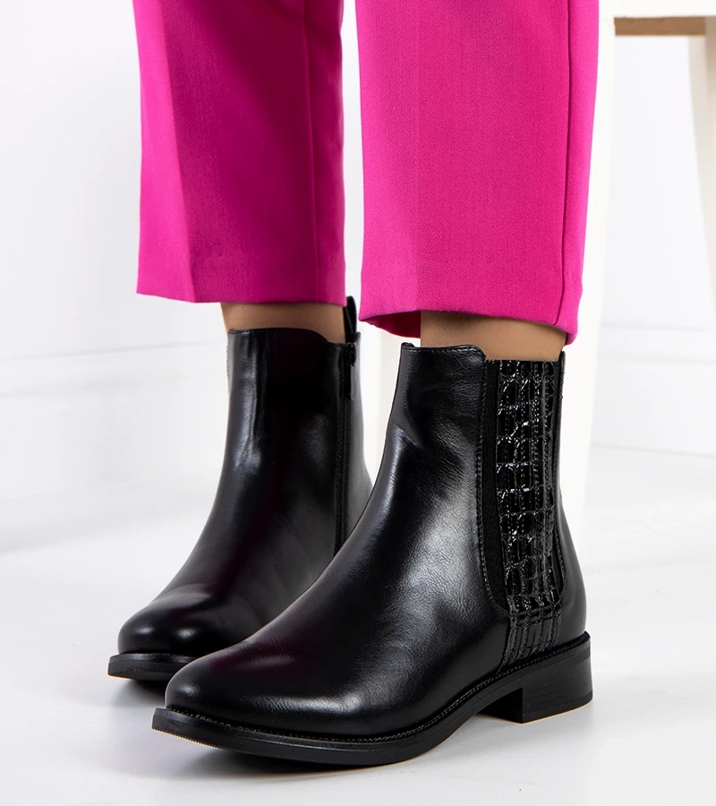 Cizme negre Rotherham