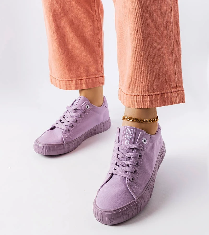 Purpuriu Big Star pantofi de sport JJ274416500