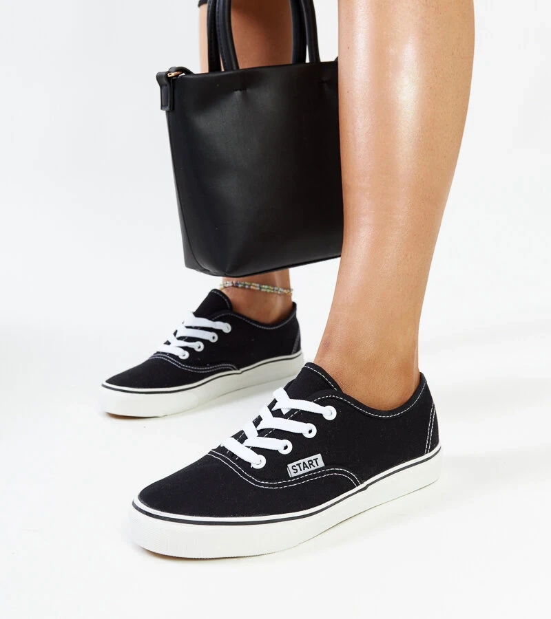 Teniși clasici negri Erla