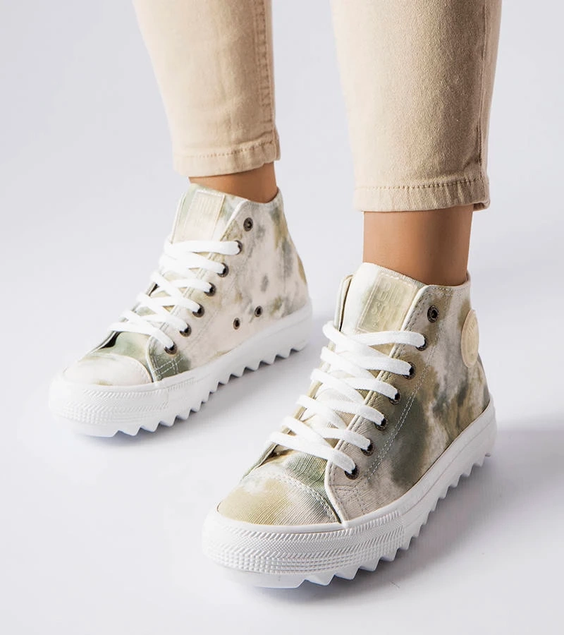 Pantofi de sport Big Star cu model verde LL274047