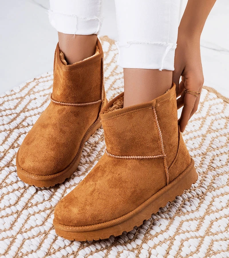 Cizme de zăpadă izolate Vago maro