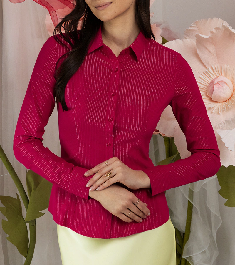 Cămașă roz feminină Domma