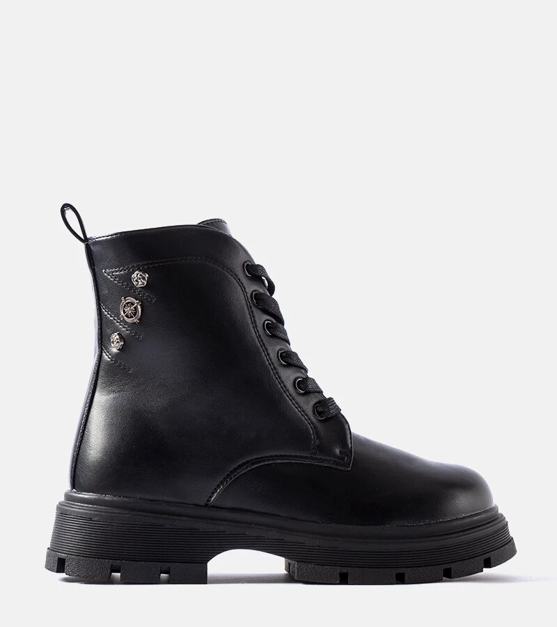 Cizmele pentru fete Basara, izolate cu grafit