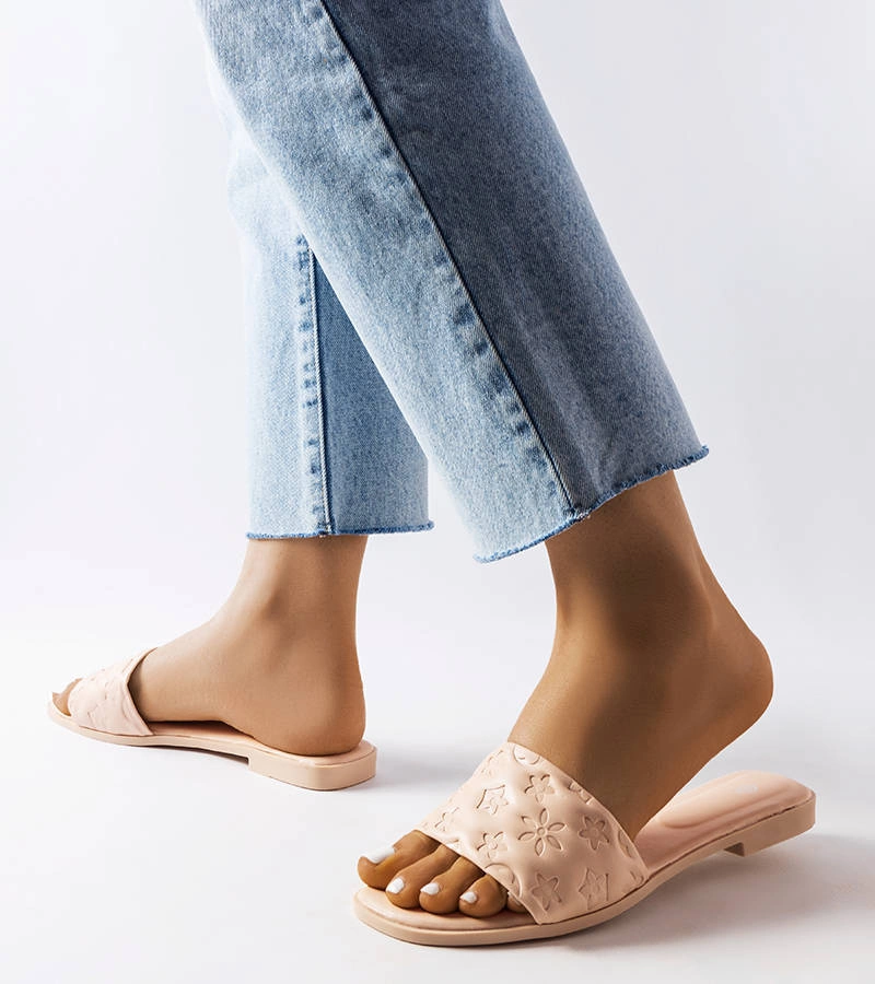 Flip-flops plat Amalie bej