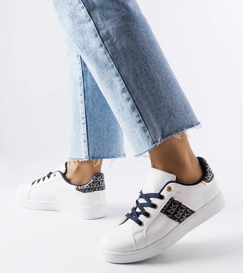 Adidași cu platformă albă de Lanoie