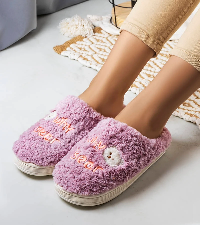 Papuci mov moale Why Bear