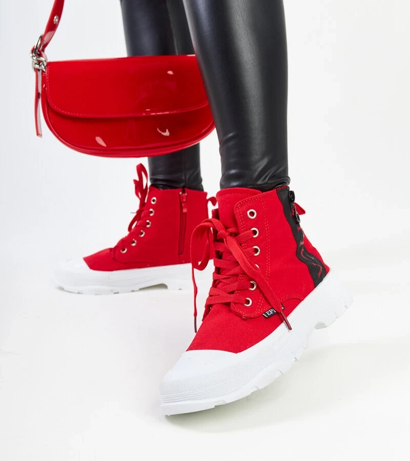 Teniși înalți roșii Yorda