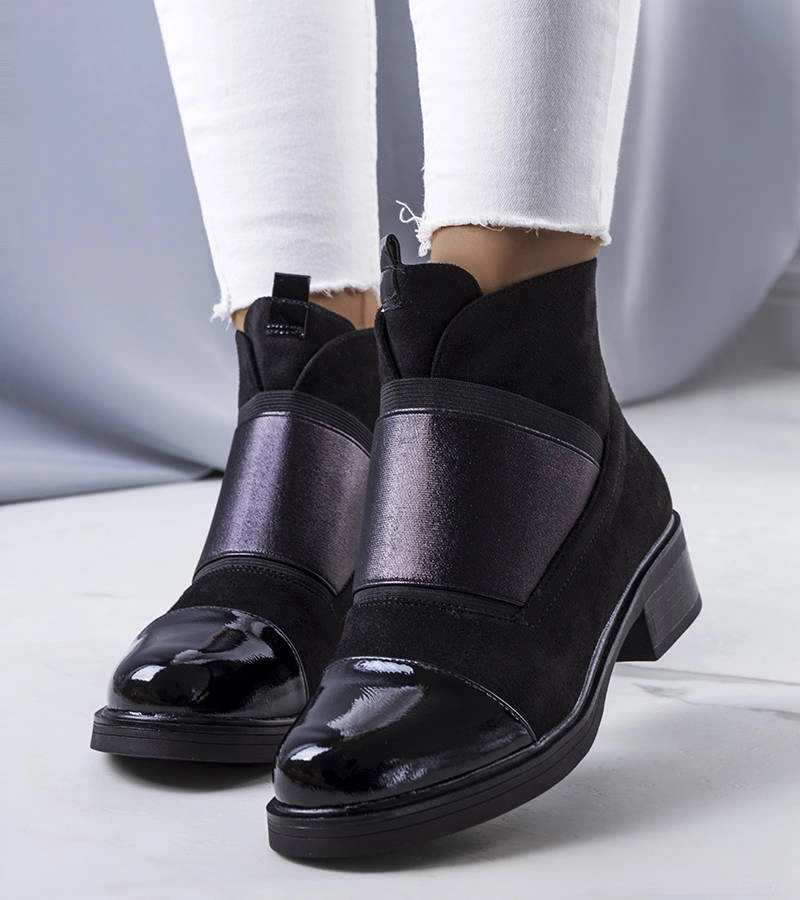 Cizme izolate negre Belvig