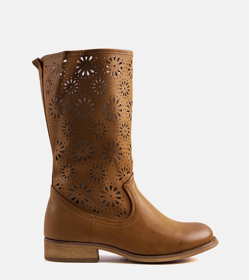 Cizme pentru copii Bitsis maro