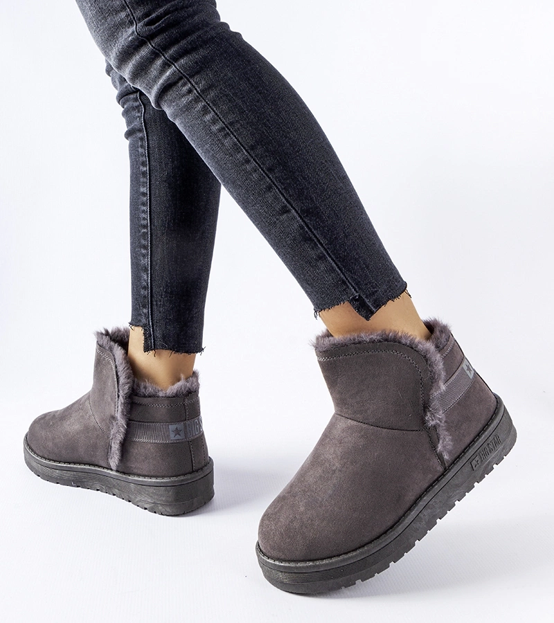 Cizme de zăpadă gri Big Star KK274623