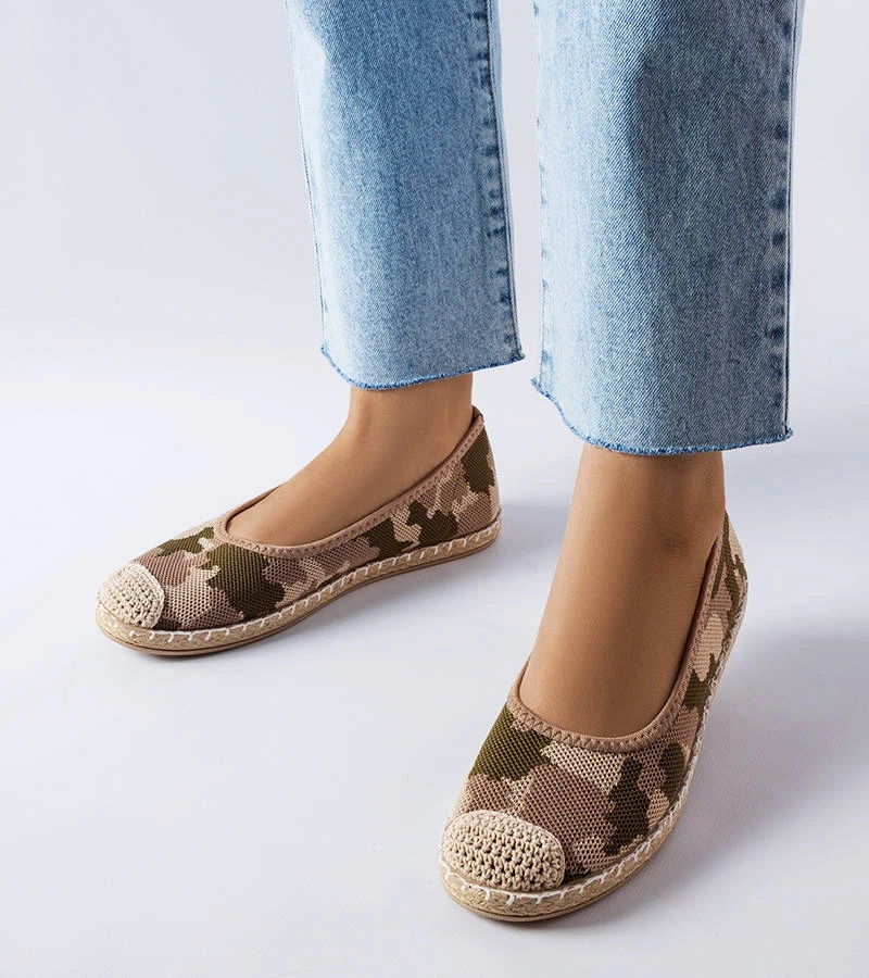 Espadrile verzi Benedum
