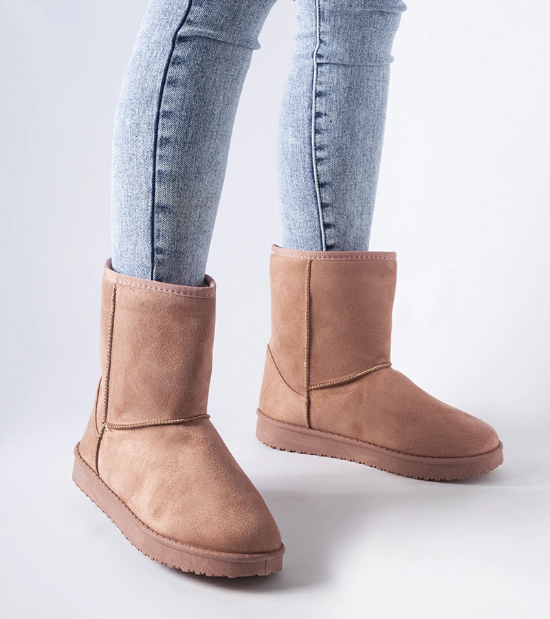 Cizme clasice roz de iarnă, căptușite, Libero.