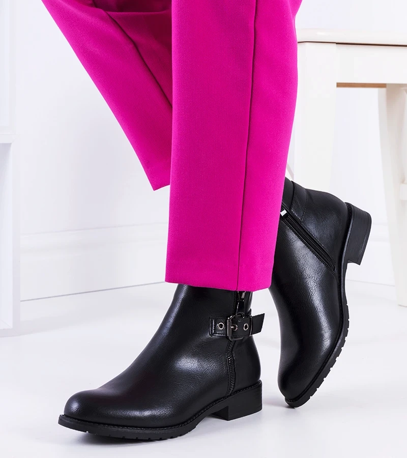 Cizme negre clasice Manila