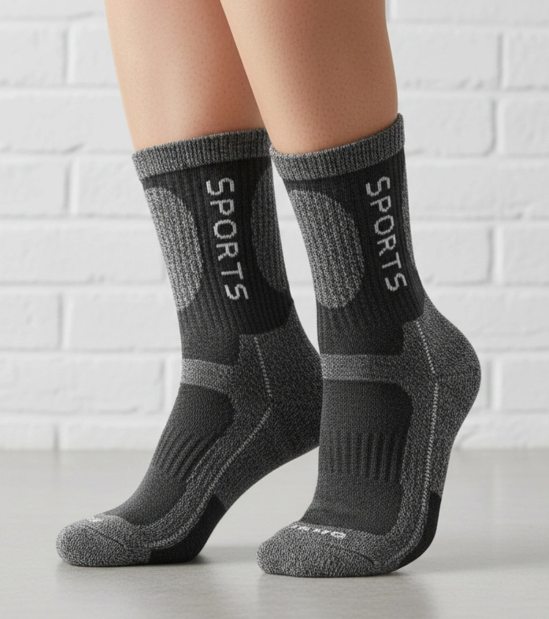 Șosete gri călduroase de damă Siera