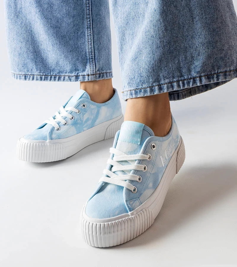 Lee Cooper pantofi de sport albaștri LCW-23-31-1782L