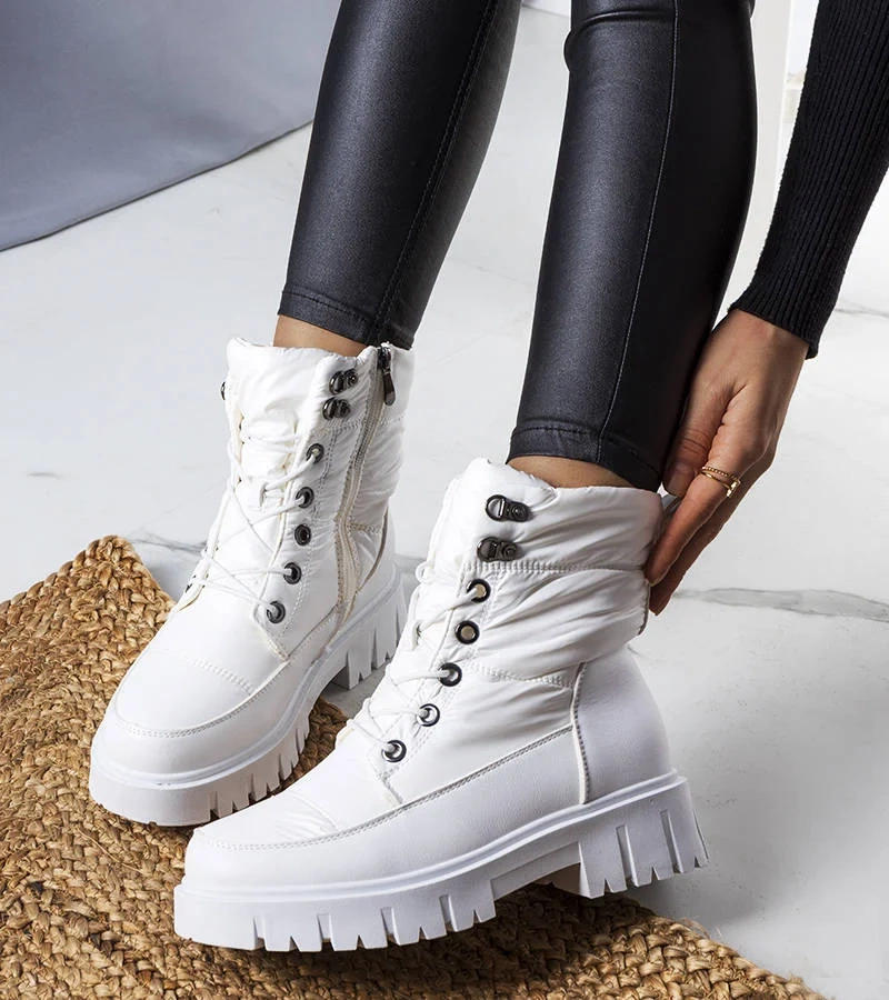 Cizme de zăpadă pentru femei White Anderson