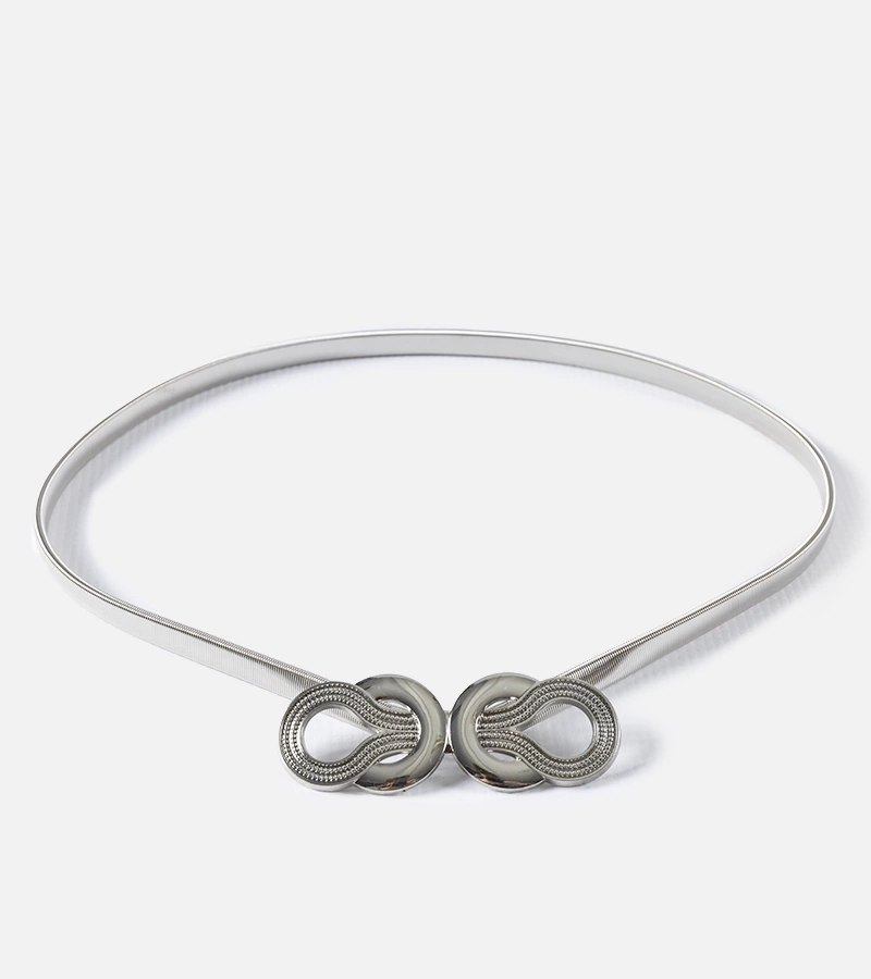 Curea elastică argintie Cava