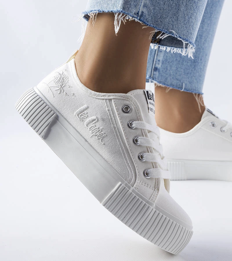 Pantofi de sport Lee Cooper albi LCW-23-31-1806L