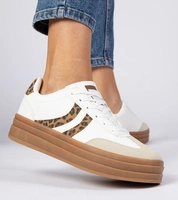 Imprimeu leopard || Alb