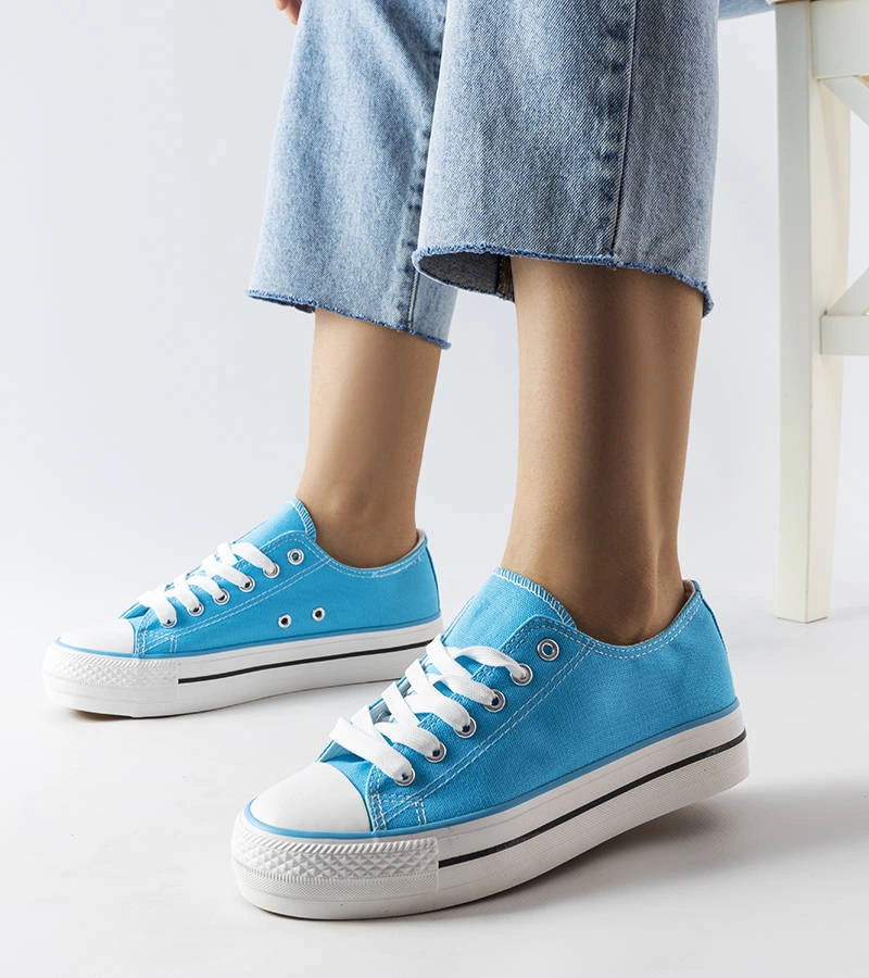 Pantofi de sport cu platformă Freestyle albastru