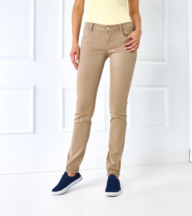Pantaloni cu model multicolor Riel