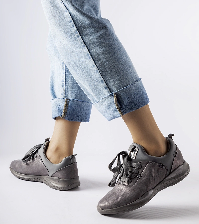 Adidași cu șireturi Anatole gri