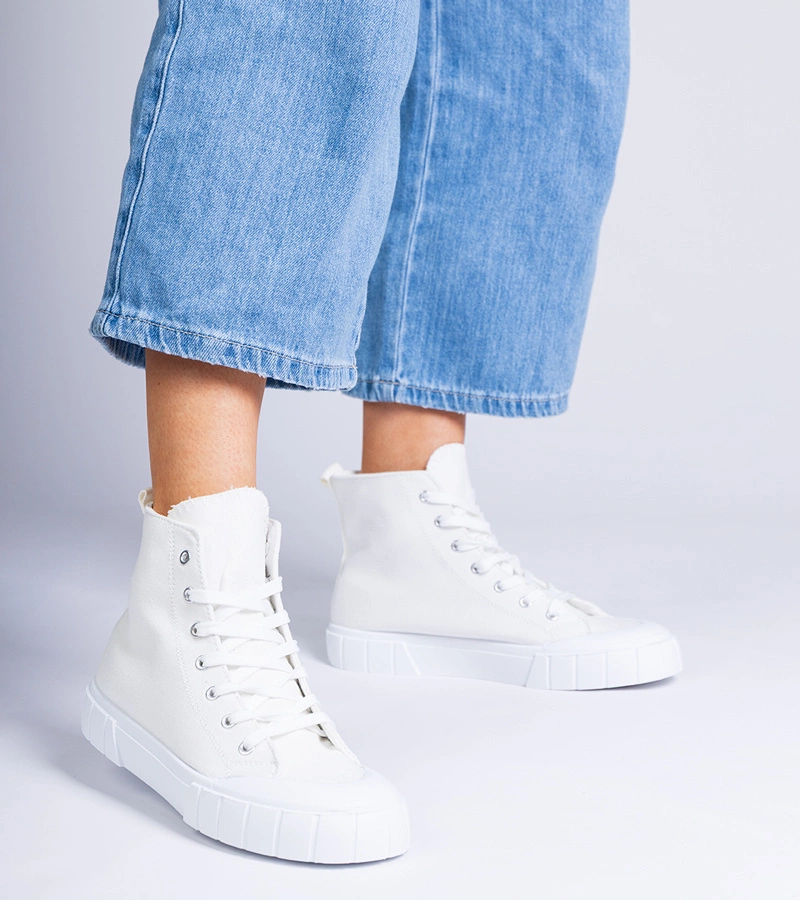 Tenis alb pentru glezna Citta