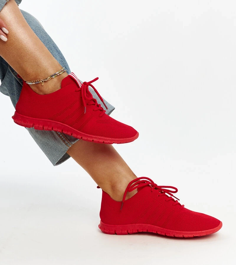 Sneakers sport roșii Shukornia