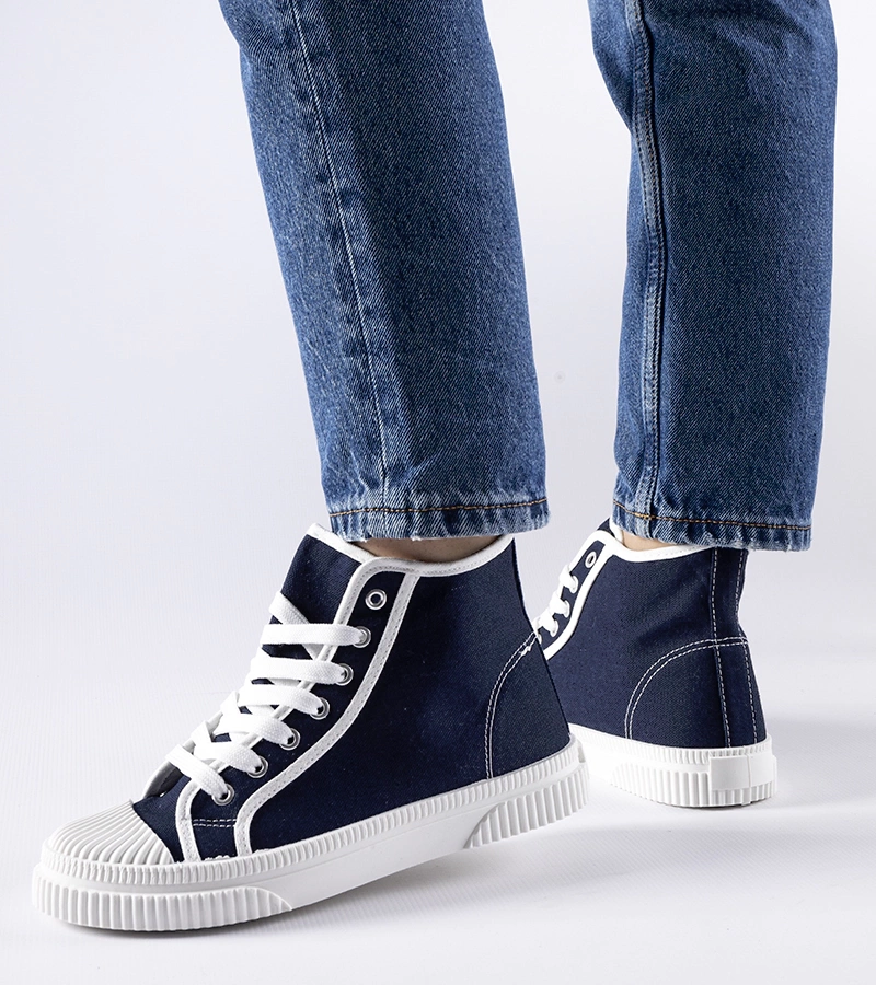 Adidași înalți albaștri Pozzuolo